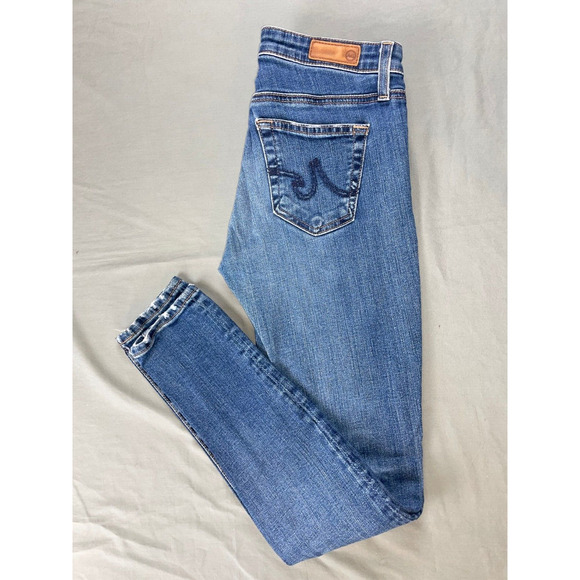 Ag Adriano Goldschmied Denim - AG 'The Legging Ankle' Lightweight Stretch Denim Jeans. Women's Size 25R, GUC!!